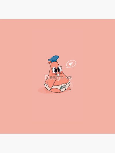 Alternative view of Patrick Star Throw Pillow