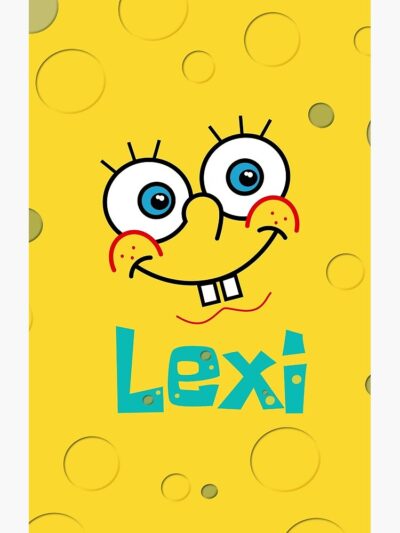 Alternative view of Sponge Character Personalized Lexi Shower Curtain
