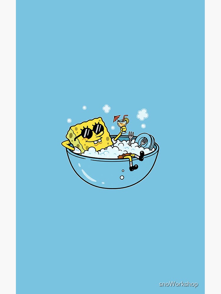 Happy Sponge Bob Shower Curtain - Image 2