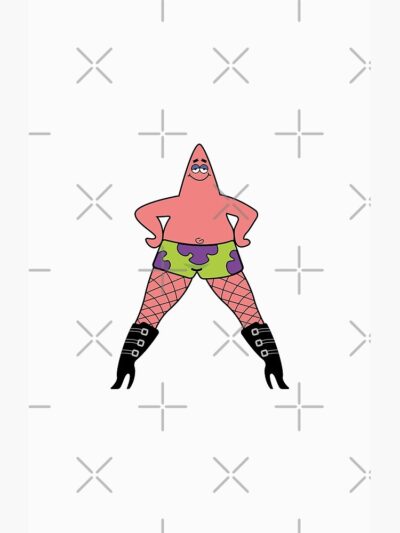 Alternative view of Patrick Star With Boots Shower Curtain