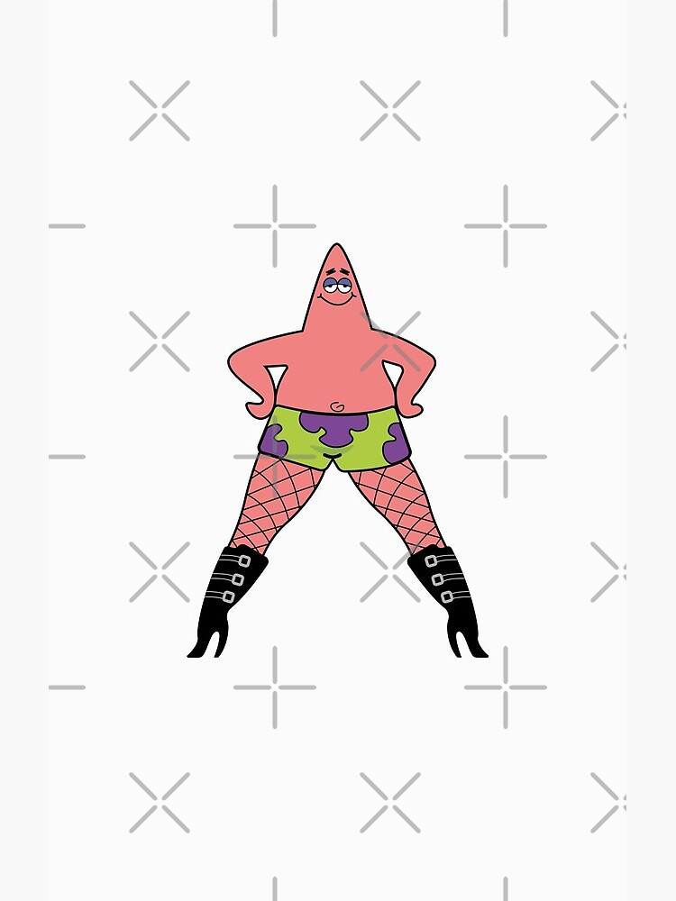 Patrick Star With Boots Shower Curtain - Image 2