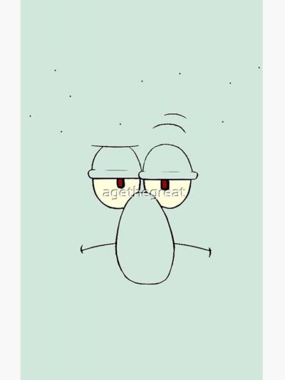 Alternative view of Squidward Shower Curtain