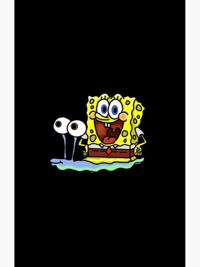 Alternative view of Sponge Bob Psychedelic Shower Curtain