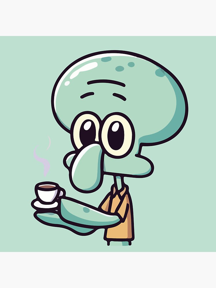 Squidward Tentacles Tea Tapestry - Image 2