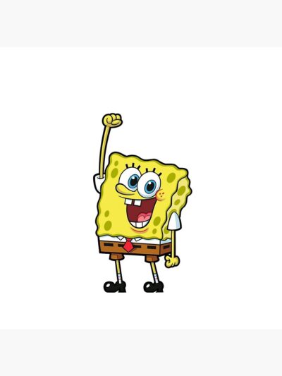 Alternative view of Spongebob Squarepants Happy Cartoon Pose Tapestry