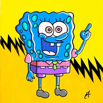 Alternative view of Pop Sponge Bob By Art Tote Bag