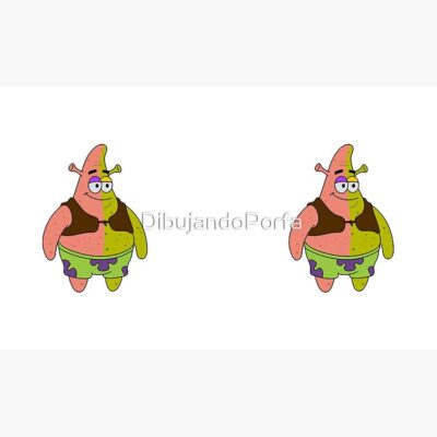 Alternative view of Shrek Tricio Patrick Star Fused With Shrek Mug