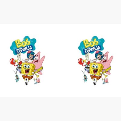 Alternative view of Spongebob Squarepants And Friends Cartoon Art Mug