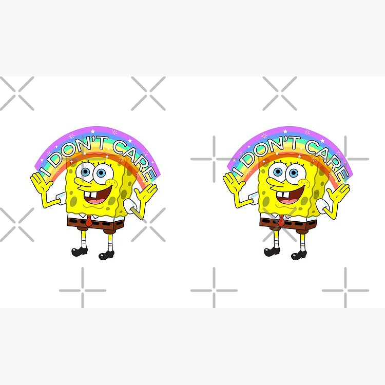 Sponge Bob Square Pants Rainbow I Dont Care Mug - Image 2