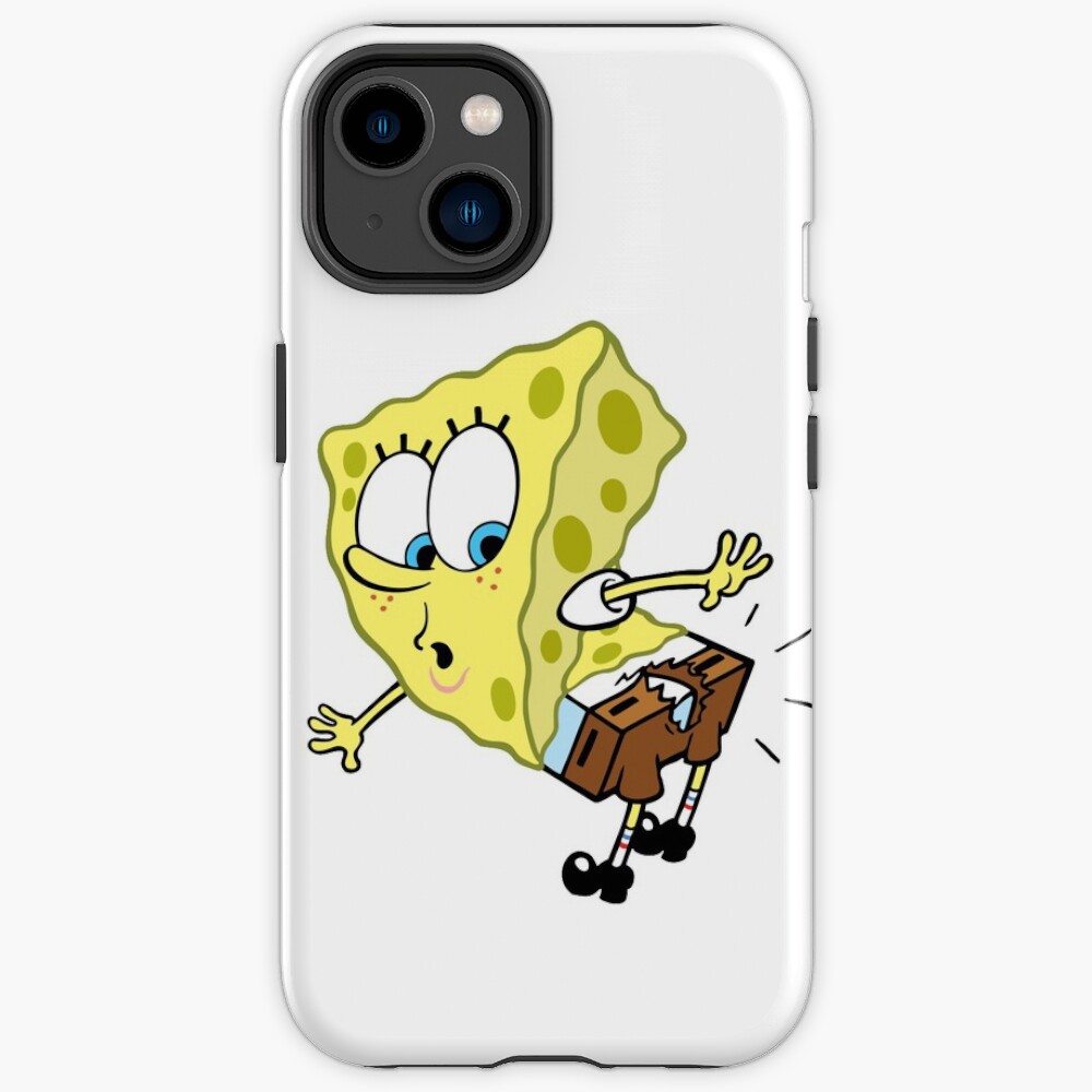 Sponge Bob Sticker Iphone Case