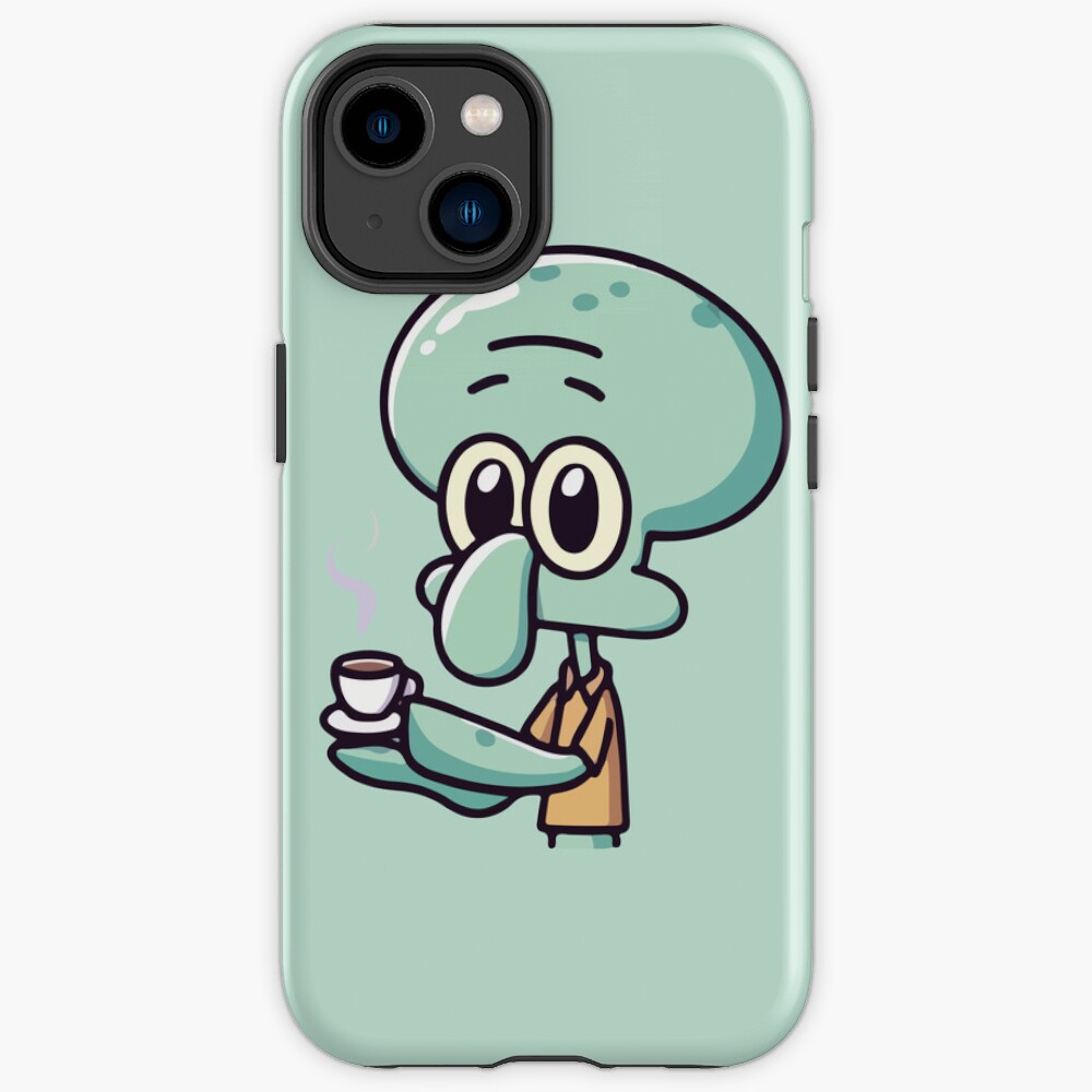 Squidward Tentacles Tea Iphone Case