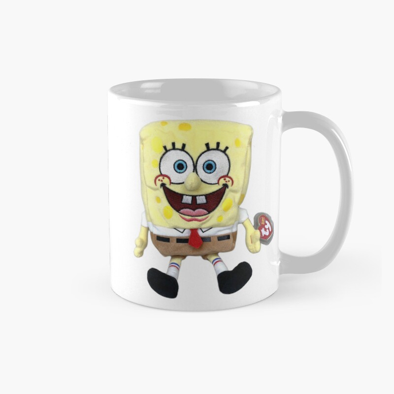 Sponge Bob Beanie Plush Mug