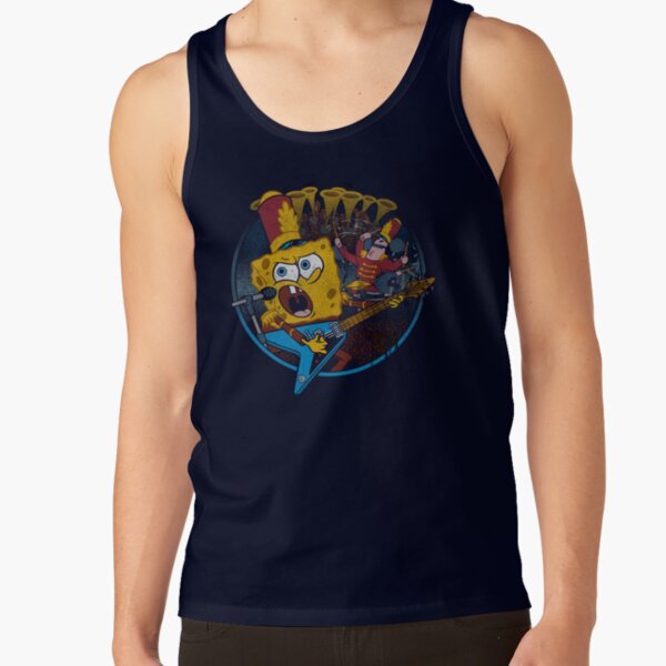 Spongebob Squarepants And Patrick Super Bowl Band Tank Top - Image 5