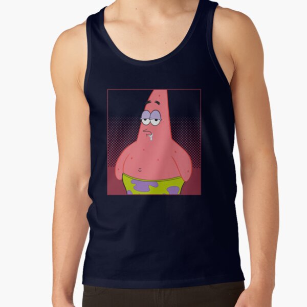 Spongebob Squarepants Drooling Patrick Star Portrait Tank Top - Image 5