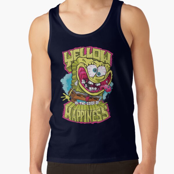 Spongebob Squarepants Yellow Happiness Tank Top - Image 5