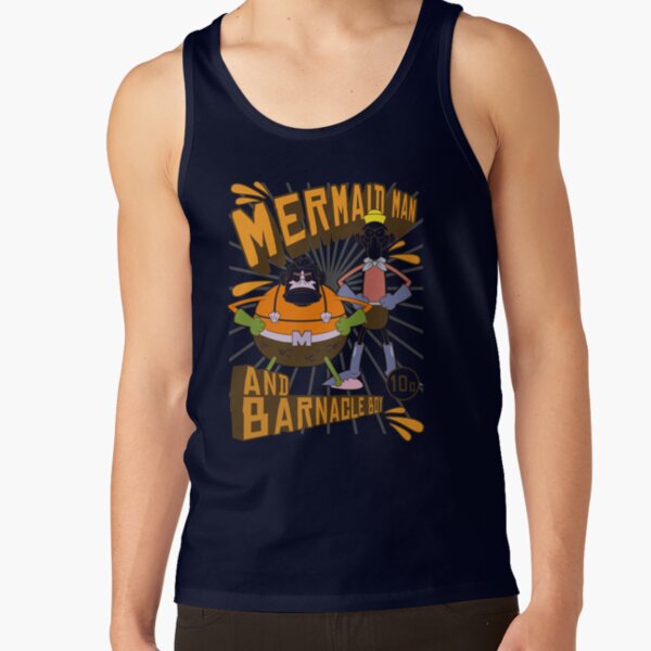 Spongebob Squarepants Mermaid Man And Barnacle Boy Tank Top - Image 5