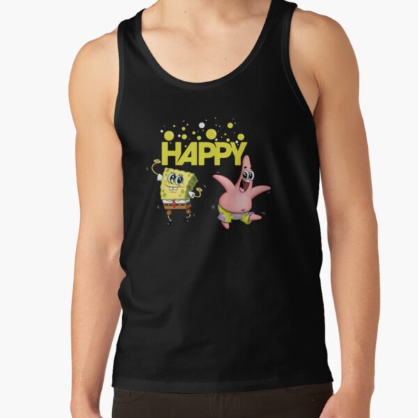 Spongebob Squarepants Happy Dancing Spongebob And Patrick Tank Top