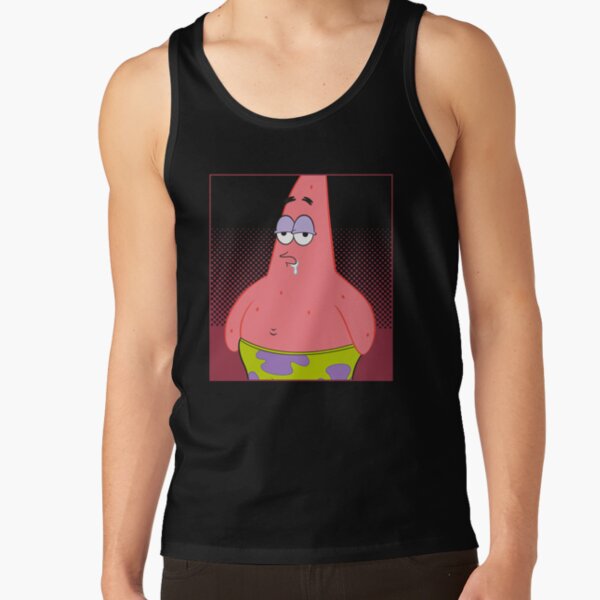 Spongebob Squarepants Drooling Patrick Star Portrait Tank Top