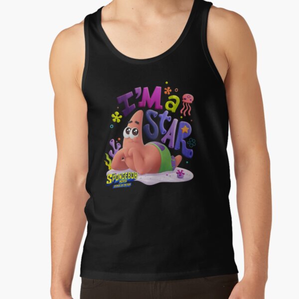The Spongebob Squarepants Movie Patrick I M A Star Tank Top - Image 3