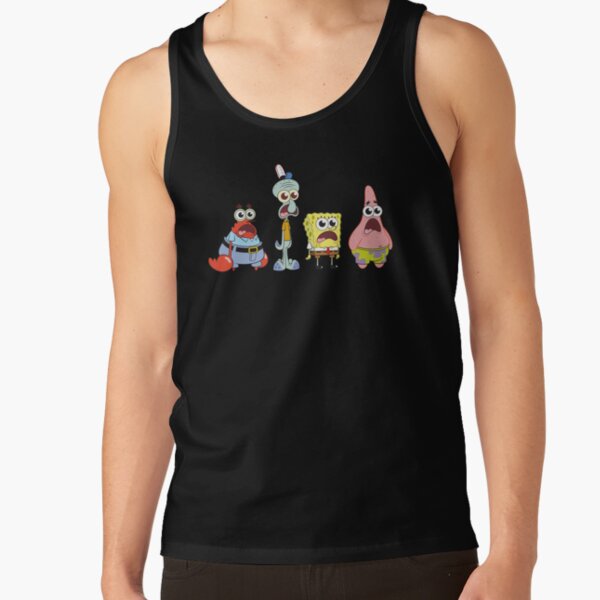 Spongebob Squarepants Cast Group Stare Tank Top - Image 2