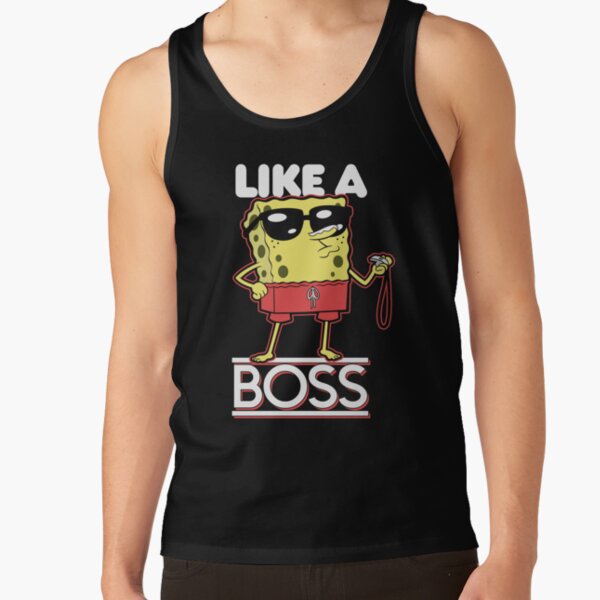 Spongebob Squarepants Lifeguard Like A Boss Tank Top