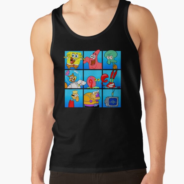 Spongebob Squarepants Group Character Box Up Tank Top