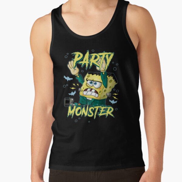 Spongebob Squarepants Halloween Party Monster Frankensponge Tank Top