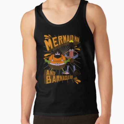 Alternative view of Spongebob Squarepants Mermaid Man And Barnacle Boy Tank Top