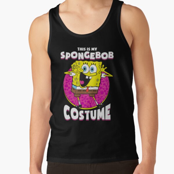 Spongebob Squarepants Halloween This Is My Spongebob Costume Tank Top