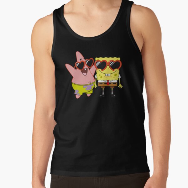 Spongebob Squarepants And Patrick Heart Glasses Portrait Tank Top - Image 2