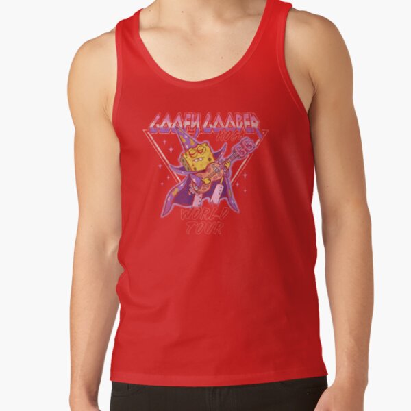 Spongebob Squarepants Goofy Goober Rock World Tour Tank Top - Image 4