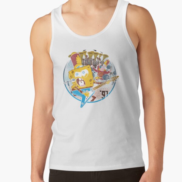 Spongebob Squarepants And Patrick Super Bowl Band Tank Top - Image 2