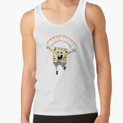 Alternative view of Spongebob Squarepants Imagination Rainbow Tank Top