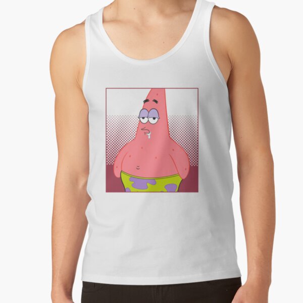 Spongebob Squarepants Drooling Patrick Star Portrait Tank Top - Image 2
