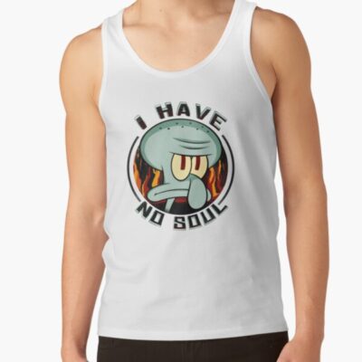 Alternative view of Spongebob Squarepants Squidward I Have No Soul Poster Tank Top