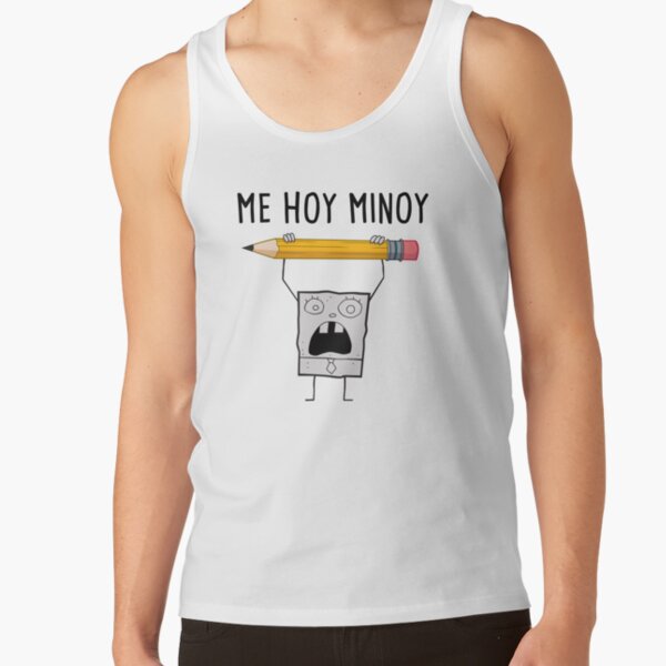 Spongebob Squarepants Doodle Bob Me Hoy Minoy Portrait Tank Top