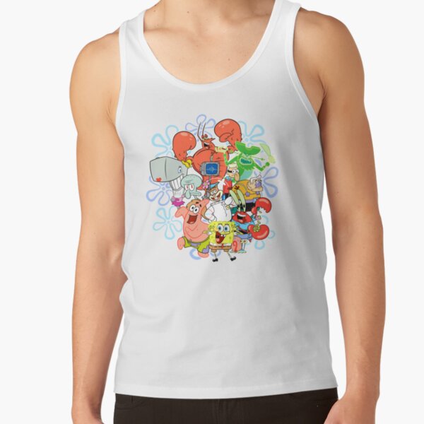 Spongebob Squarepants Group Shot Gangs All Here Tank Top