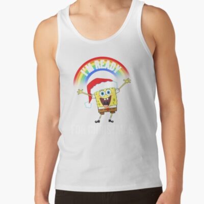 Alternative view of Spongebob Squarepants I M Ready For Christmas Tank Top