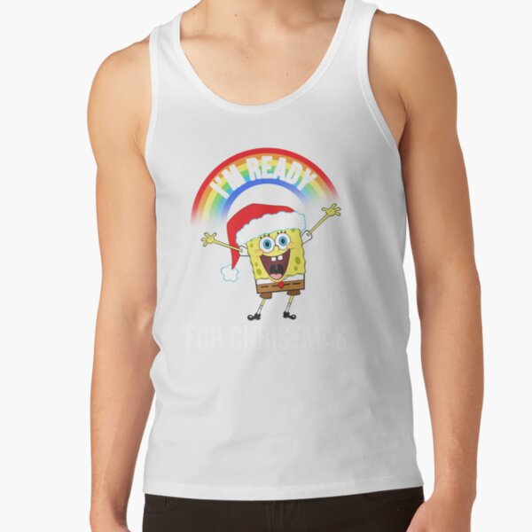Spongebob Squarepants I M Ready For Christmas Tank Top - Image 2