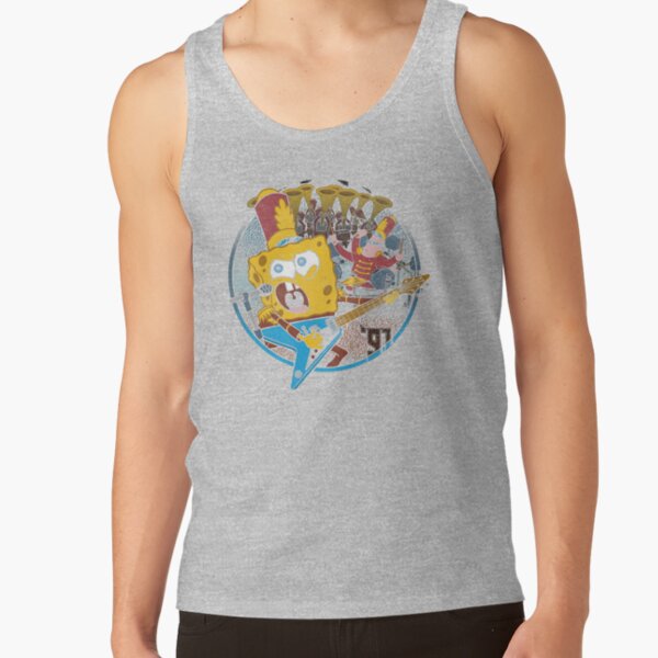 Spongebob Squarepants And Patrick Super Bowl Band Tank Top - Image 3
