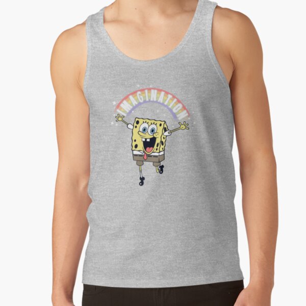 Spongebob Squarepants Imagination Rainbow Tank Top - Image 4