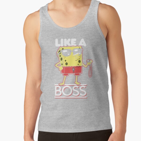Spongebob Squarepants Lifeguard Like A Boss Tank Top - Image 3
