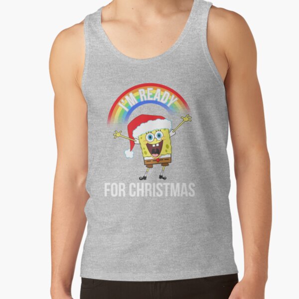 Spongebob Squarepants I M Ready For Christmas Tank Top - Image 4