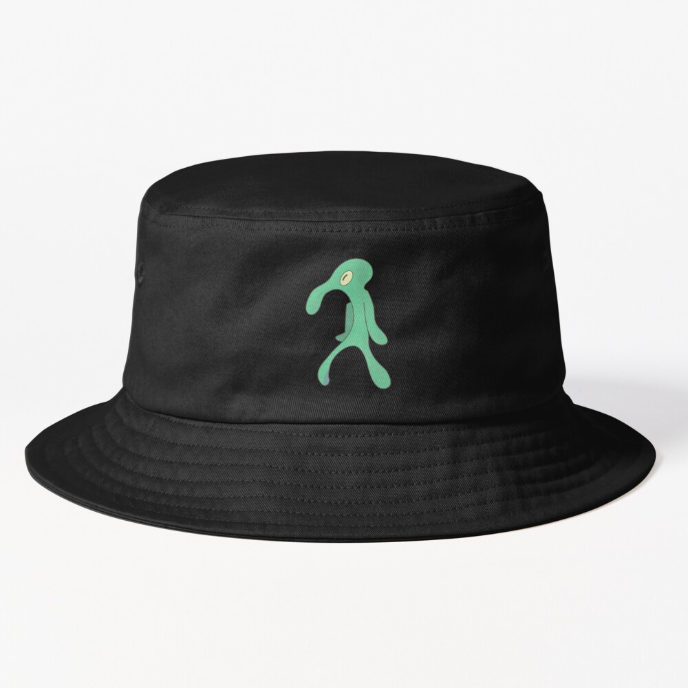 Bold And Brash Squidward Painting Bucket Hat