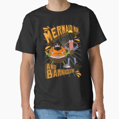 Alternative view of Spongebob Squarepants Mermaid Man And Barnacle Boy T-shirt