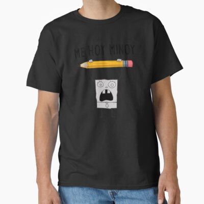Alternative view of Spongebob Squarepants Doodle Bob Me Hoy Minoy Portrait T-shirt