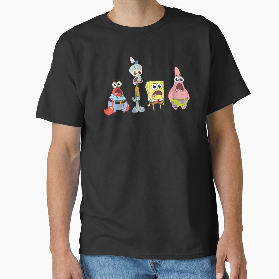 Spongebob Squarepants Cast Group Stare T-shirt