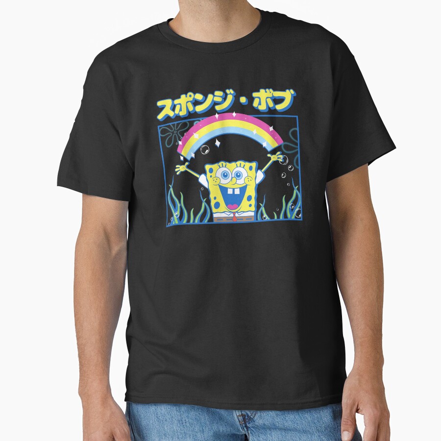 Spongebob Squarepants Kanji Spongebob T-shirt - Image 3