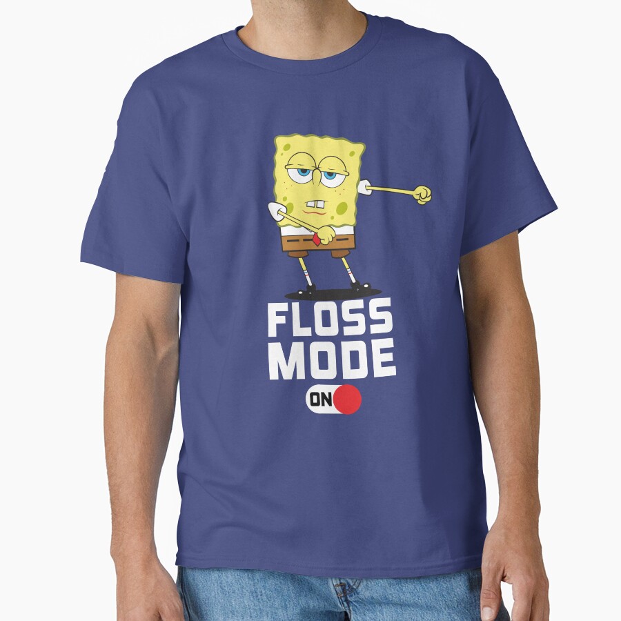 Spongebob Squarepants Floss Mode On Dancing Spongebob T-shirt - Image 5