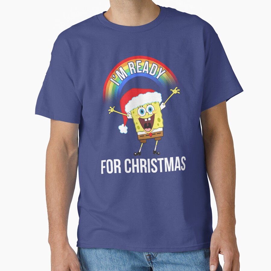 Spongebob Squarepants I M Ready For Christmas T-shirt - Image 4